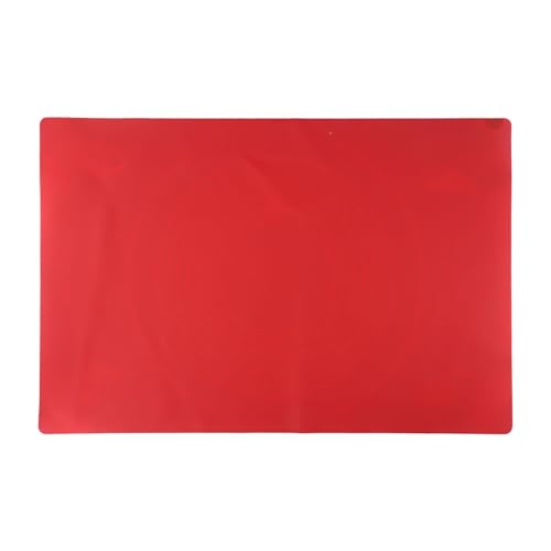 Gdfnmogo Alfombrilla de silicona para hornear 60 x 40 cm, antideslizante, con rejilla de medición para galletas, pan, pastelería y pasteles, apto para lavavajillas, plegable, color azul