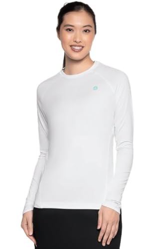 T-shirt Coolibar UPF 50+ – Jeunesse XL – Manches Longues – Bleu – Sport/Fitness