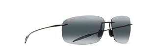 MAUI JIM lunettes, modèle Breakwall, couleur noir, verre 63 mm, branches 127 mm