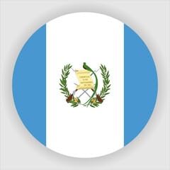 Image of Set of 5 National Flag Themed Sticker Decal of Flag, Country Map, Circular Shape, Heart Shape and with USA Flag for Car, Phone, Circular Shape, Laptop, Mug, Bottle, Textbooks (Guatemala)
