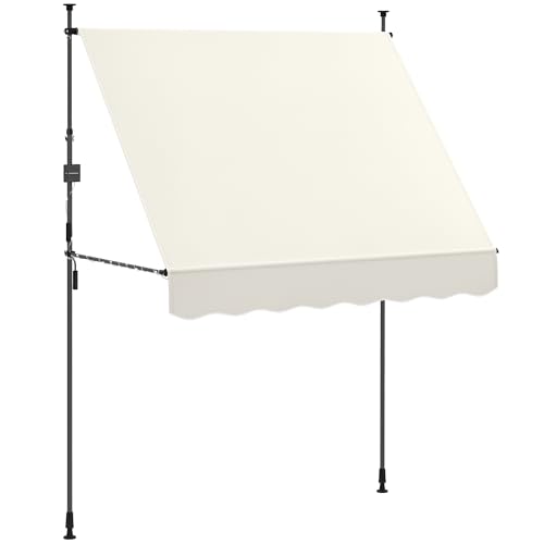 Outsunny Toldo Manual Retráctil 2x1,2 m