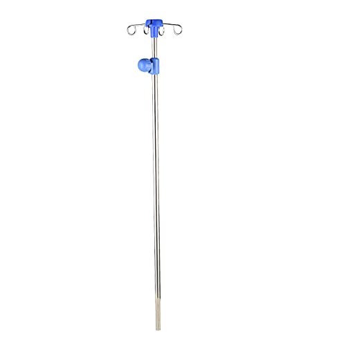 LonveIV Poles Stand for Infusion Chair,Adjustable Height Iv Pole Infusion Stand,Bed Socket Telescoping I.V. Pole for Hospital,Private Clinic And Home,C