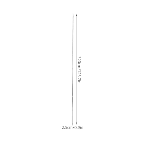 Tringle ouverture de store plissé télescopique 3.2m Uonlytech en acier - 3