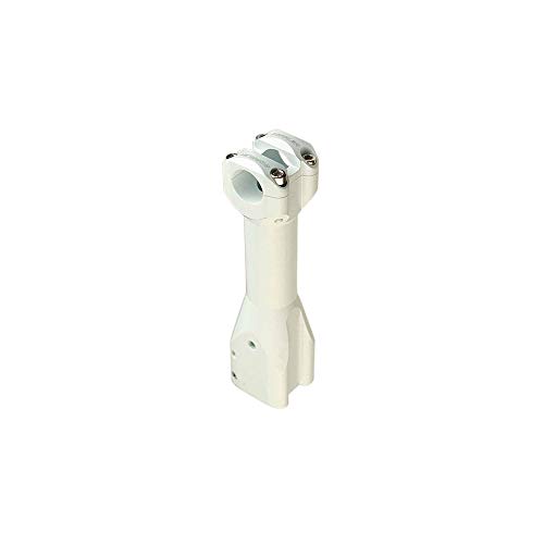 Potence Scooter Doppler Compatible avec Nitro/aerox/Mach g/Jog r/ovetto/neos Blanche (d.22mm)