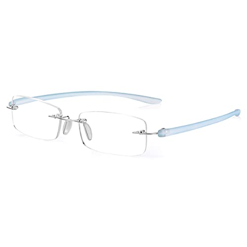 Read Optics Rimless Reading Glasses, Non-Prescription Glasses and Reading Sunglasses, Lightweight and Stylish Design