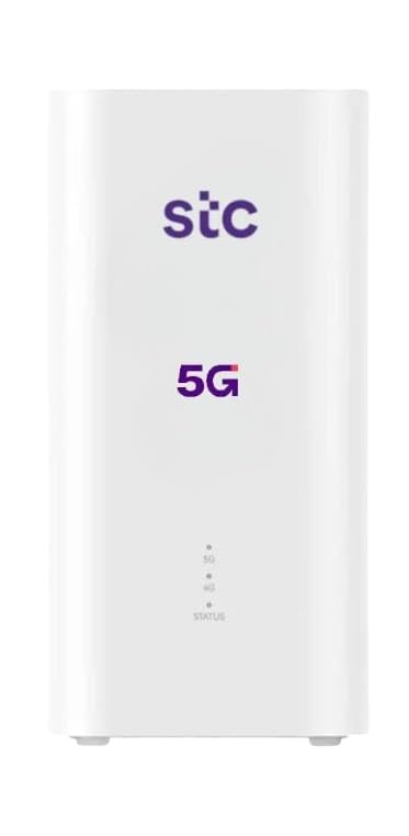 STC-5G CPE 5 Router - Latest Version of STC SuperSpeed WiFi 6 - Upload Speed Up to 3600Mbps - H155-383 - Works on STC Network Only