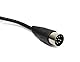 System-S S-Video Kabel 150 cm Din 8 Pin Stecker zu Buchse in Schwarz