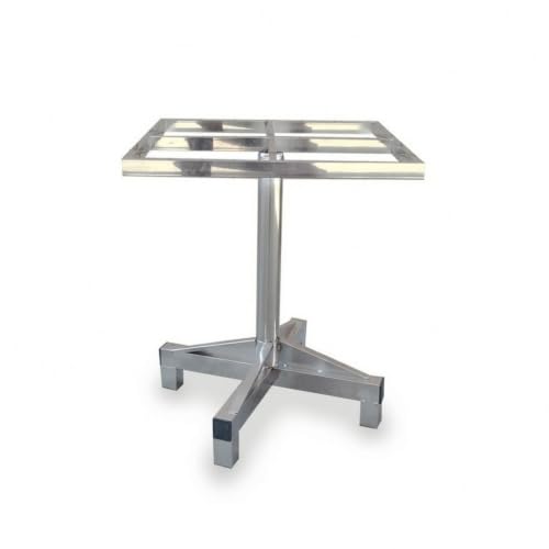 Image of MotiveTech Spray-Paint Turntable Heavy Duty Turntable with Legged Base Stable Workstation for Workshop, Square 60cm 60cm Height 70cm