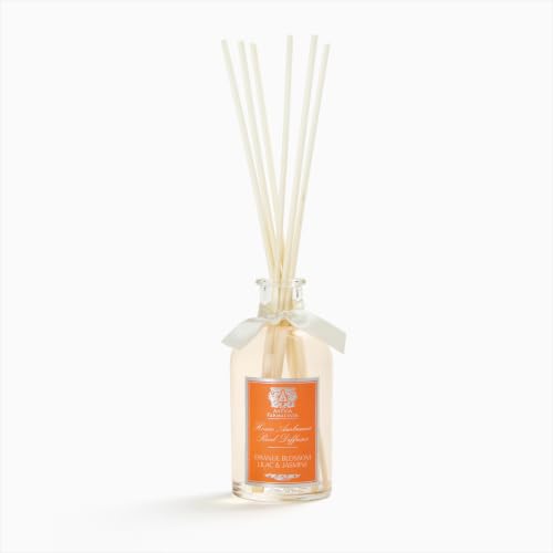 Antica Farmacista Home Ambiance Diffuser - Long-Lasting Reed Scent Diffuser - Luxury Room Freshener Gift - Orange Blossom Lilac & Jasmine 3.4 fl oz