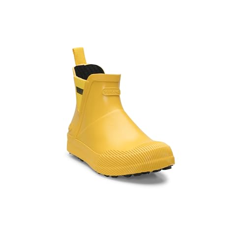 Viking Unisex Ekeberg Rain Boot, Yellow/Black, 43 EU