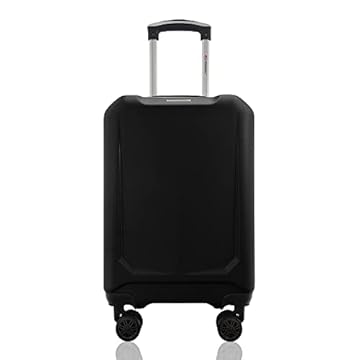 Mala de Viagem Bordo 10kg ABS Rígida Rodas 360º Duplas Cadeado Segredo Gladiador A6MB Preto