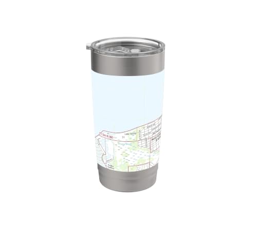 South Lake Tahoe CA Map (2018) Stainless Steel Insulated Tumbler