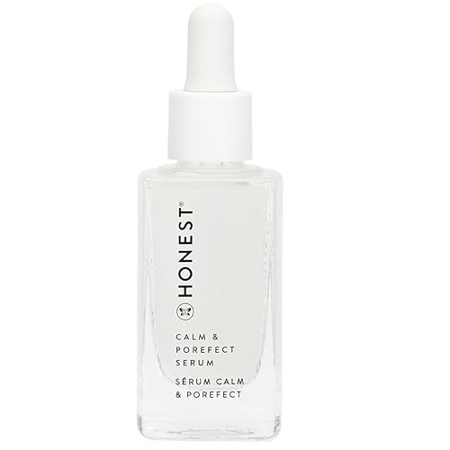Image of Honest Beauty Calm + POREfect Serum with Hyaluronic Acid + Calming Phyto-Blend | Pore Minimizing, Sensitive Skin Friendly | EWG Verified, Vegan + Cruelty Free | 1 fl oz