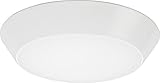 Lithonia Lighting FMML 13 840 WL LED Versi Lite Decorative Indoor Flush Mount, 13in Wet Listed, White