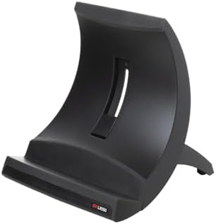 3M Laptop Stand, Raise Screen Height to Reduce Neck Strain, Vertical Design Allows You to Bring Screen Closer, Compact Foot Print Saves Desk Space, Non-Skid Base Keeps Laptop Secure, Black (LX550)