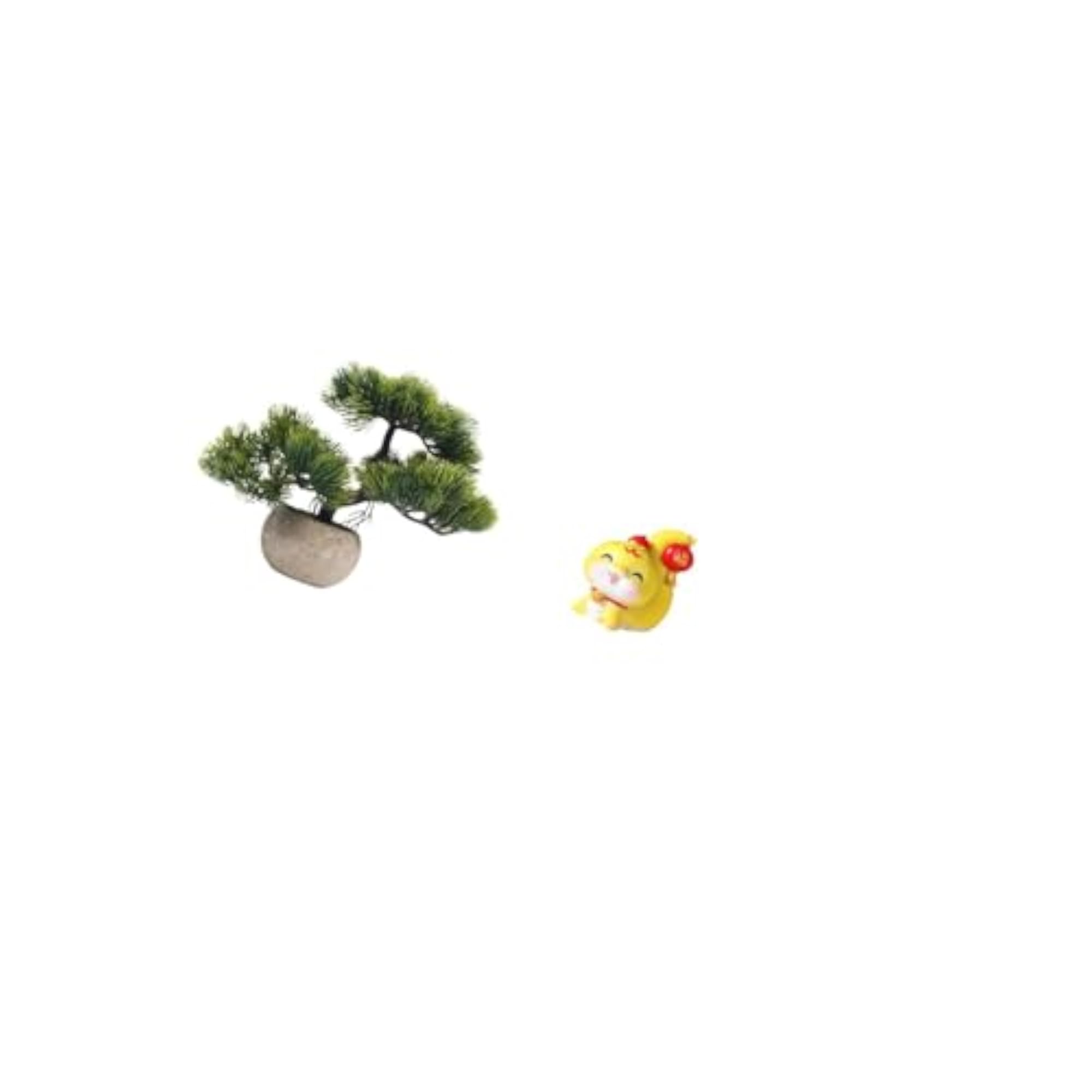 Artificial Bonsai Tree Cartoon Snake Statue Greenery