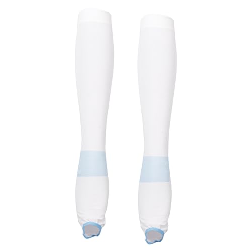 SHERCHPRY 1 Pair Breathable Compression Socks for Men and Women Comfortable Elastic Support Stockings for Calf Relief for Athletes Teachers and Elderly Heel Random Color