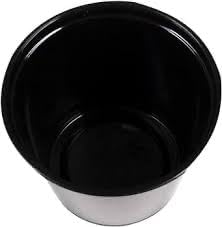 Black Disposable Portion Cups, 5.5 oz, 2500 Count, Food Service Storage Containers