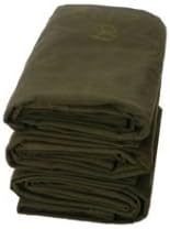 06' x 08' Heavy Duty Fire Retardant Canvas Tarp - 10oz.