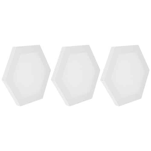 Lienzos hexagonales blancos de algodón para principiantes que buscan pintar sin deformar el marco 2