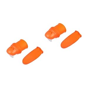 VILLFUL 2 Stuks Tuin Afscheider Tuin Duim Mes Vingerplant Fruitsnijder Duimbeschermer Fruit Pluk Mes Planten Fruit Plukken Hobbymesje Duim Oogsten Snoeimes Multitools Accessoires Groente