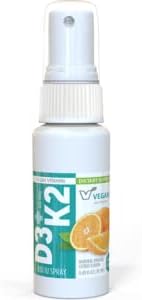 Vitamin D3 and K2 Oral Spray Supplement, 0.65 Ounce