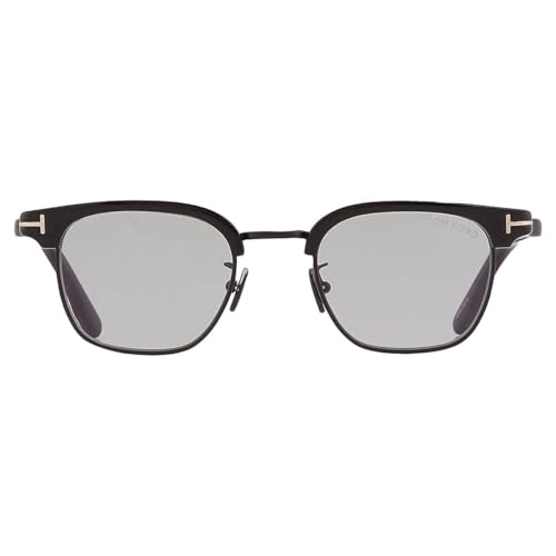 Tom Ford Smoke Square Men's Sunglasses FT1119-D 01A 47, Shiny Black