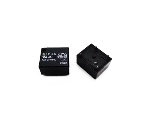 Relé 12V 10A 834-1A-BC interruptor electromecánico de 4 pines 12VDC para circuito impreso