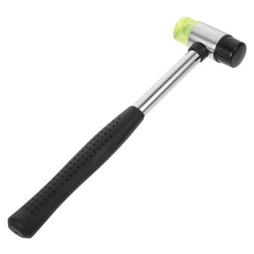 Garneck Double Sided Rubber Mallet with Non Slip Handle Woodworking Tool for Flooring Installation Jewelry Making and Craft Projects Versatile and Accurate Hammer