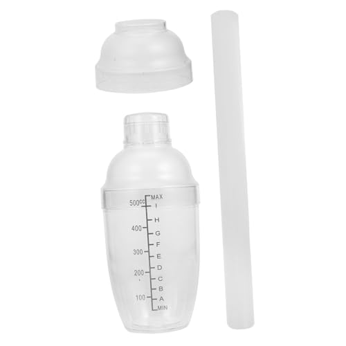 Mikinona Lemon Tea Shaker Set Empty Cocktail Shaker Muddler Hand Drink Mixer Bar Tool Tea Bartender Ice Tea Bottle