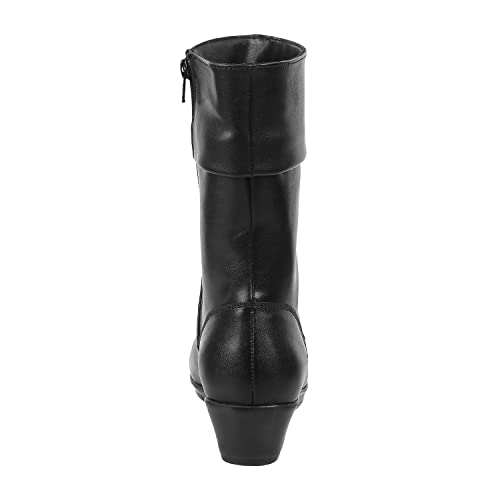 Image of Metro Women's Faux Leather Mid Calf Cool Weather Fashion Boots