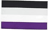 Lgbtqia Ace Community, Nichtsexualität, Asexualität, Asexualität, Asexualität, Flagge, langlebige Verarbeitung, 90 x 150 cm