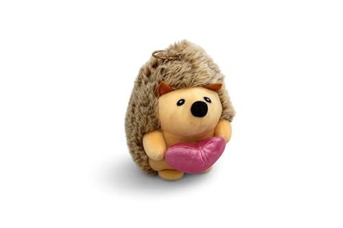 Generisch Plüsch-Igel 20 cm – Niedliches Kuscheltier Igel mit Herz, Weiches Stofftier für Kinder & Erwachsene, Geschenkidee zum Geburtstag oder zu Weihnachten