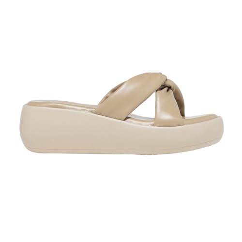 Image of MONROW Fancy And Stylish Extra Cushioning and Comfortable Fashionable Light Weight Vegan Fashion Heel Sandal for Women and Girls