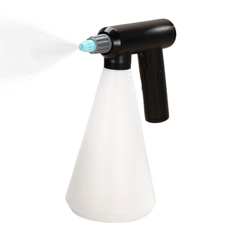 Botella de spray eléctrica - ABS HDPE de 1.5 litros | Boquilla ajustable recargable por USB | Pulverizador de presión motorizado portátil para plantas de interior y exterior jardinería