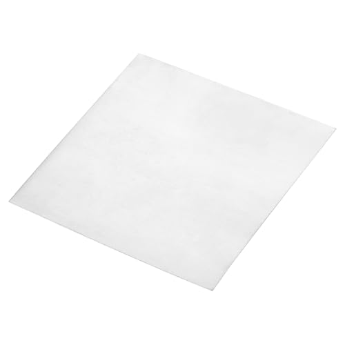 uxcell 1 Pcs Zinc Sheets, 99.99% High Purity Zinc Plate 0.02"x4"x4"(0.5x100x100mm) Metal Zinc Foil Zinc Anode Strip for Science Lab Industry DIY Craft