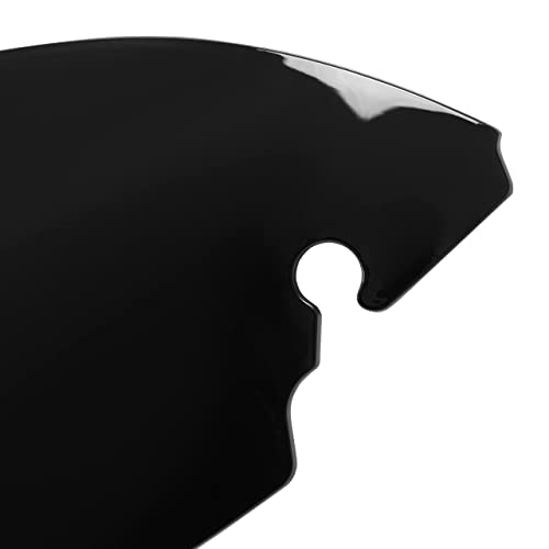 Image of Black 4.5 inch Wave Windshield Windscreen Wind Splitter Compatible for 14-24 Harley Davidson Touring Street Glide /Electra Glide /Ultra Limited /Tri Glide FLHT FLHX FLHXS FLHTK 2014-2024