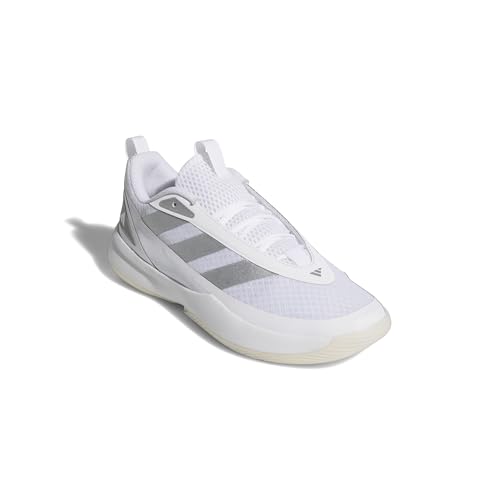 adidas Unisex Front Court Shoes, FTWR White/Silver met./FTWR White, 48 2/3 EU – Ansicht 4