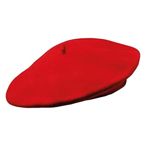 Classic French Beret (Adult)- 100% Wool - Scarlet RED Cover