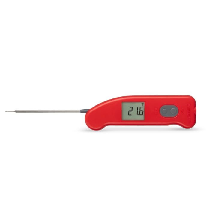 Thermomètre Infrarouge avec Sonde Dépliable Thermapen® – Thermomètre Alimentaire Professionnel 2-en-1 (Sans Contact + Sonde), Haute Précision, Émissivité Réglable, Certificat d’Étalonnage