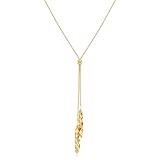 MIJENITI Gold Long Necklaces for Women Simple Tassel Y Necklace Gold Wheat Long Chain Jewelry Gifts