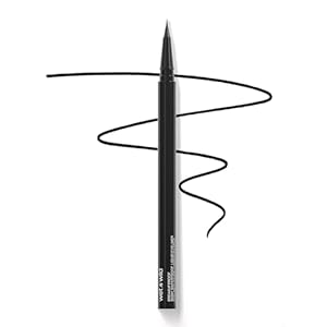 wet n wild Mega Last Breakup Proof Liquid Eyeliner – Ultra-Fine Brush, Waterproof, Long-Lasting – Cruelty-Free & Vegan – Ultra Black