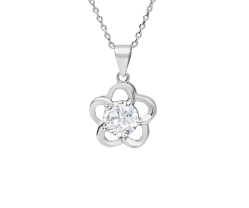 Image of 925 Sterling Silver Pendant Necklace Charm for Women | Elegant Minimalist Pendant | Hypoallergenic, Lightweight | Everyday Wear | Birthday, Anniversary & Gift for Her