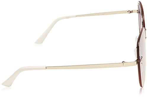 Rocawear Women's R677 SLV Cateye Sunglasses, Silver, 63 mm