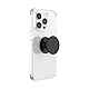 PopSockets PopGrip - Ausziehbarer Sockel und Griff für Smartphones und Tablets mit einem Austauschbarem Top - Black