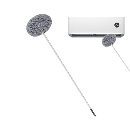 Plumero de plumas expandible, plumero largo | Limpiador largo para ventilador de techo - Plumero de ventilador de techo con poste largo para persianas, paredes, estanterías