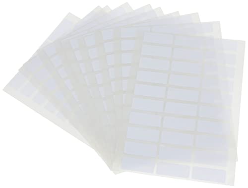 TANEX ADHESIVE LABELS 12MMX30MM 30X10 WHITE TANOFC107