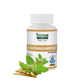 Ashwagandha Capsules 30 Count | Herbal Supplement with Ayurvedic Blend | Support