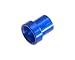 -08 aluminum tube sleeve, blue - 2pcs/pkg