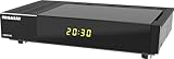 Megasat HD 601 V5 – HD Sat-Receiver (für alle frei empfangbaren Sender, USB-Mediaplayer, Display, HDMI, Scart) – Schwarz